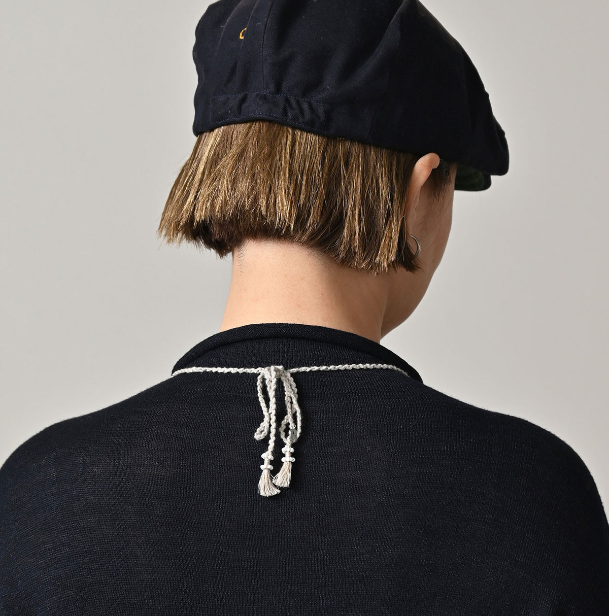 45R Indigo Super Gauze M-turtleneck