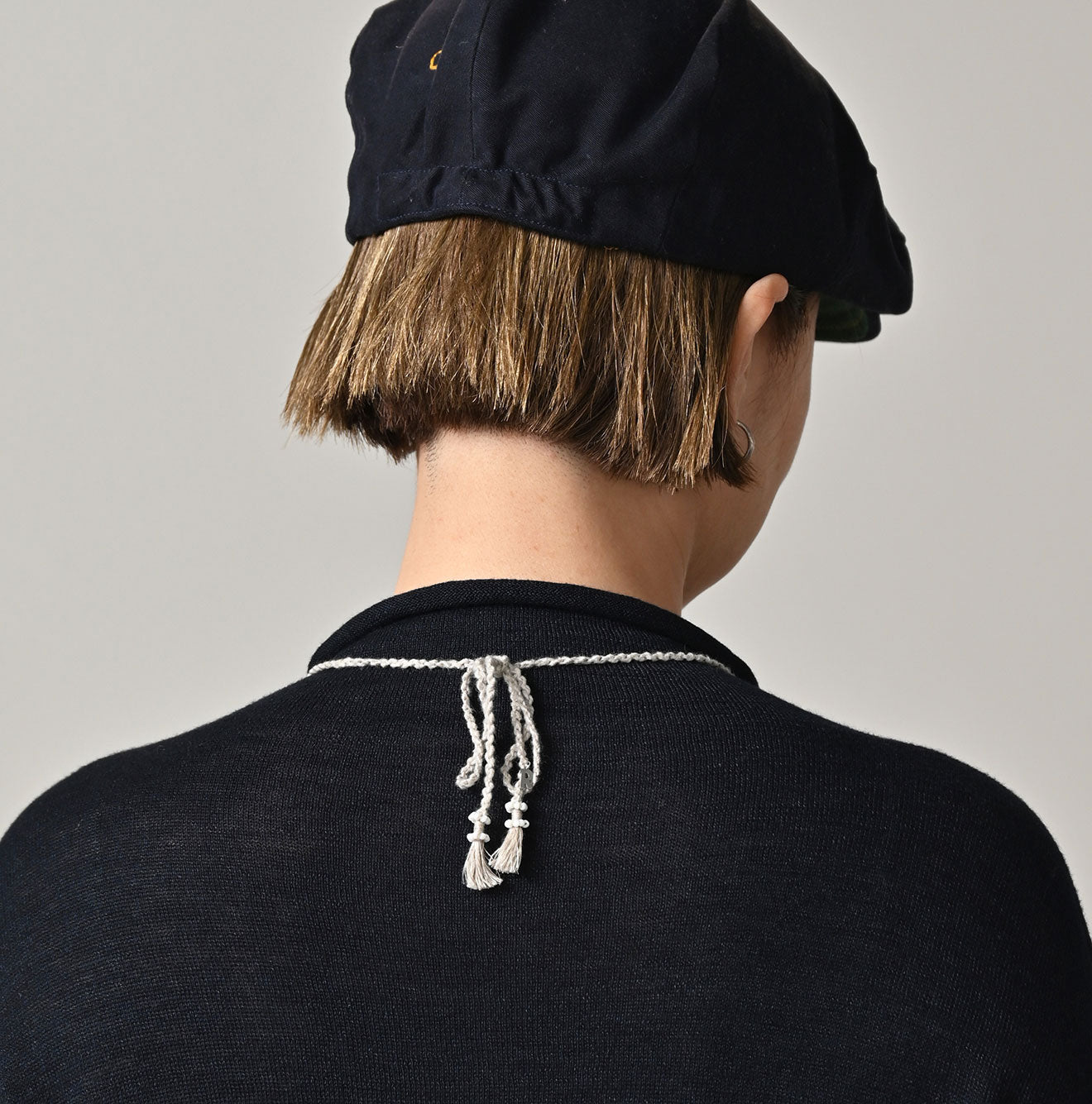 45R Indigo Super Gauze M-turtleneck