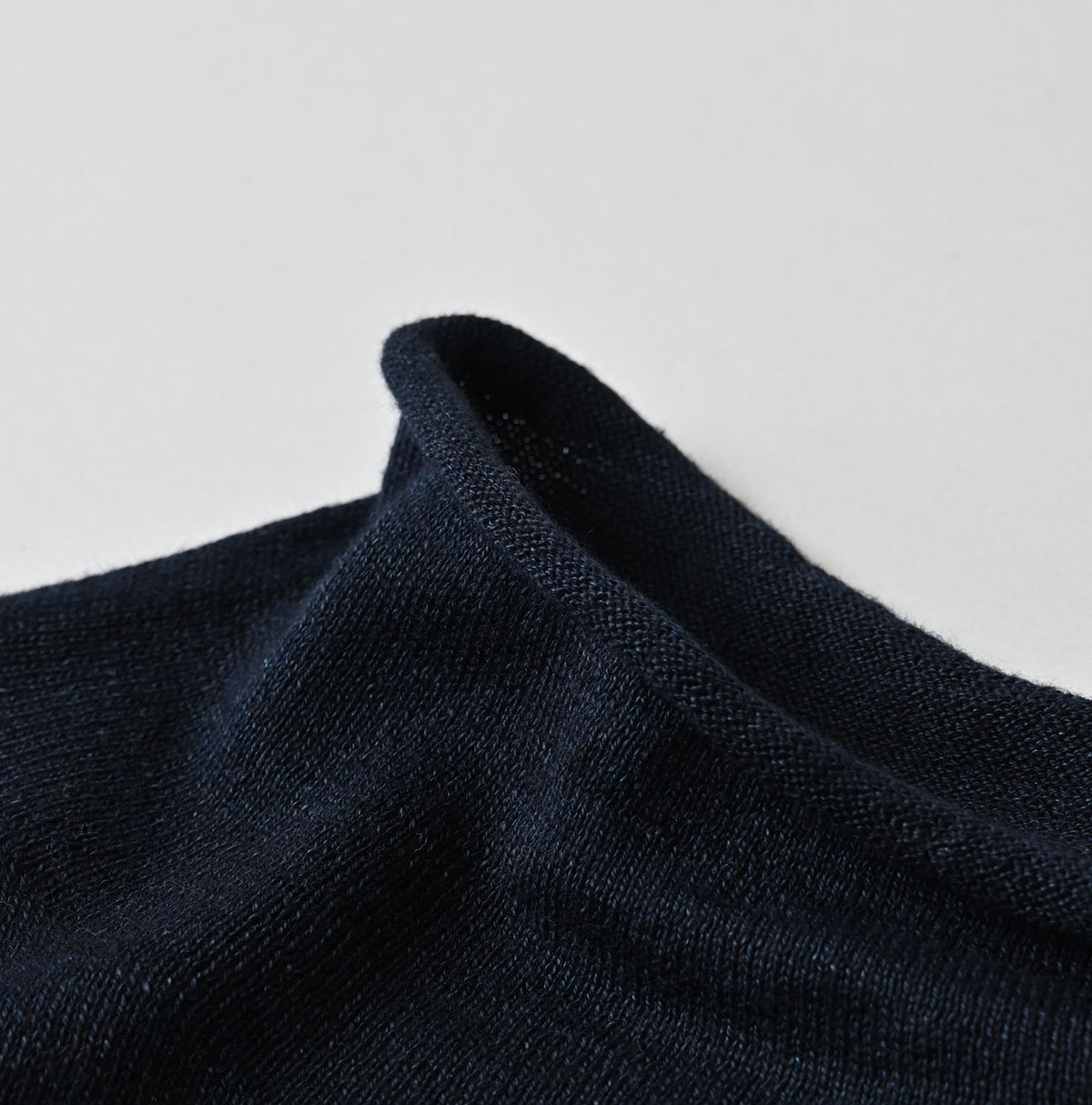 45R Indigo Super Gauze M-turtleneck