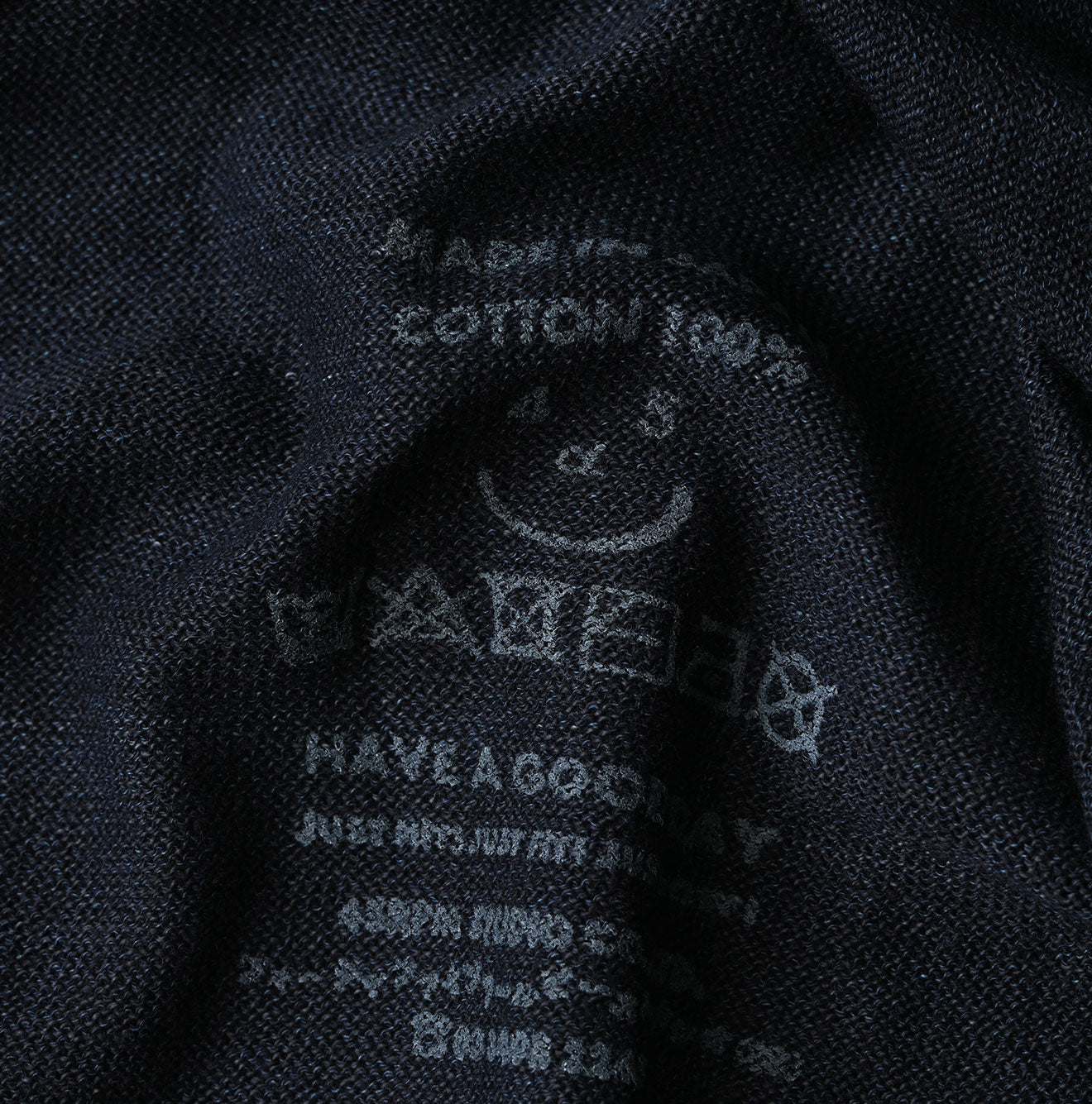 45R Indigo Super Gauze M-turtleneck