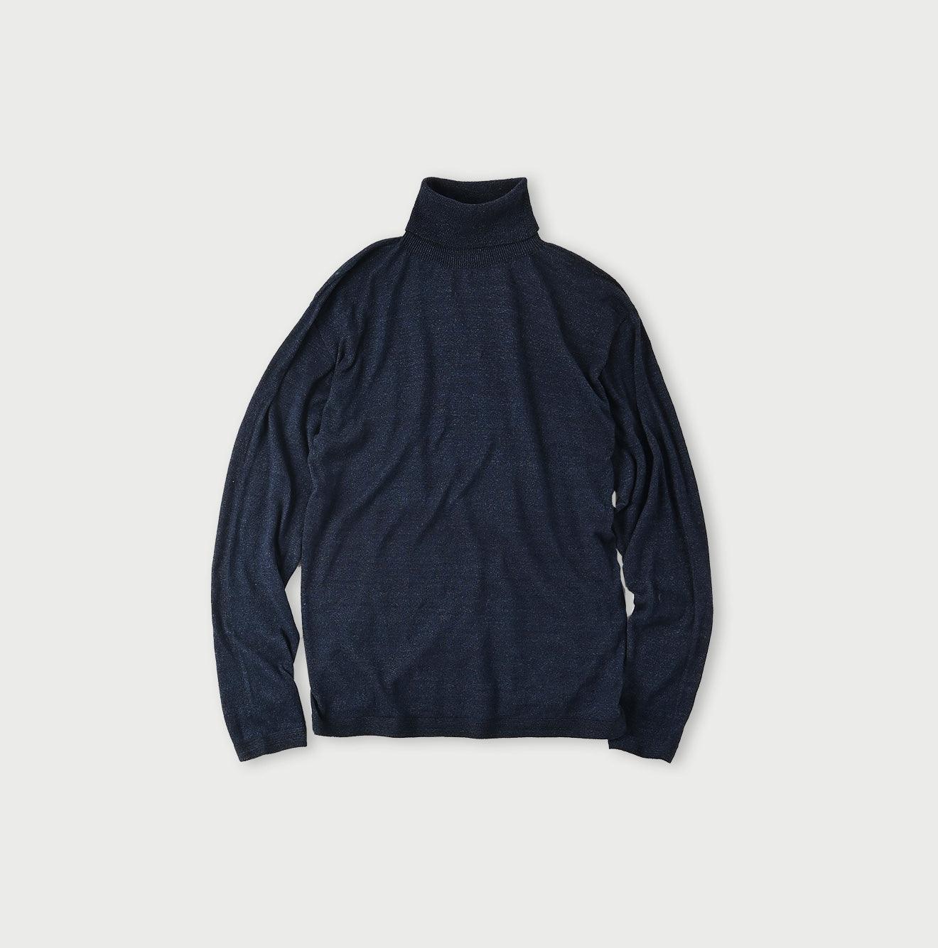 Indigo Super Gauze Wholegarment 908 Turtleneck (Size 0) - 45R by 45rpm studio - Image 1