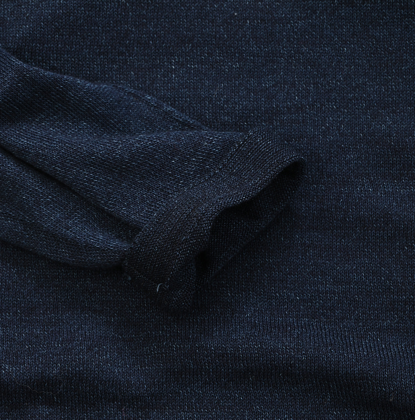 Indigo Super Gauze Wholegarment 908 Turtleneck