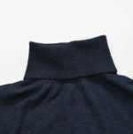 Indigo Super Gauze Wholegarment 908 Turtleneck (Size 0) - 45R by 45rpm studio