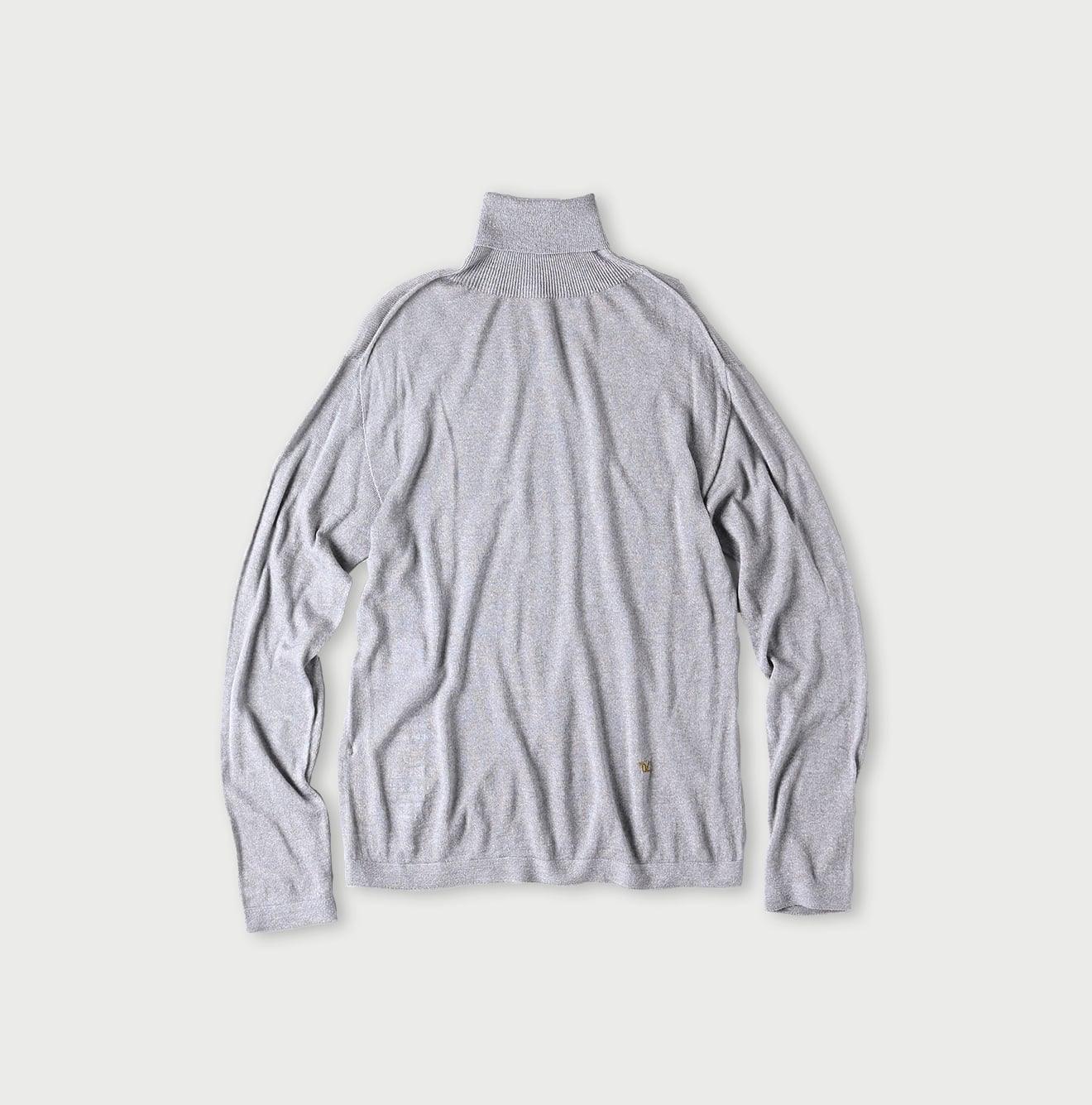 Plage - plage super100s jersey turtle ニット　ホワイト ct20121h.jpg