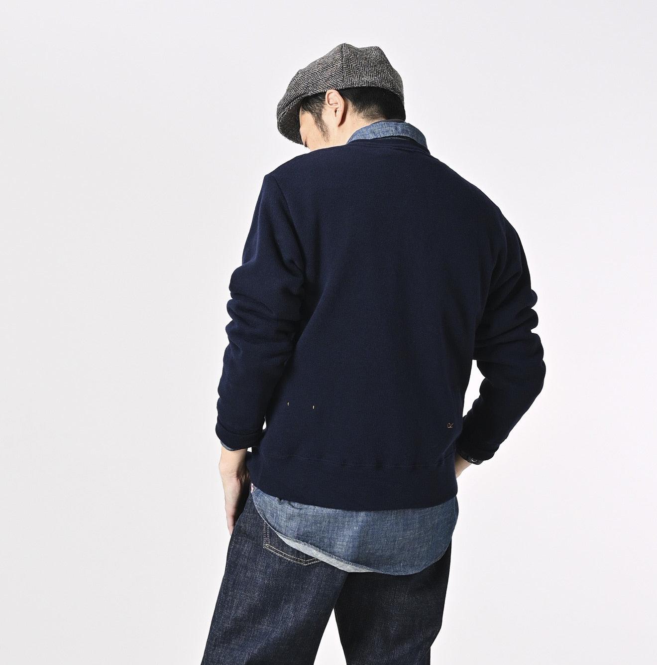 Wool French Terry 908 Cardigan – 45R GLOBAL
