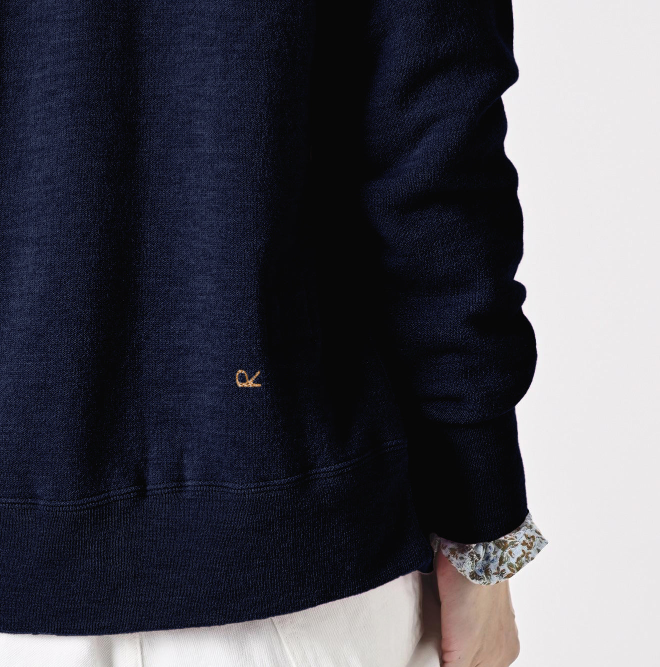 Wool French Terry 908 Cardigan – 45R GLOBAL