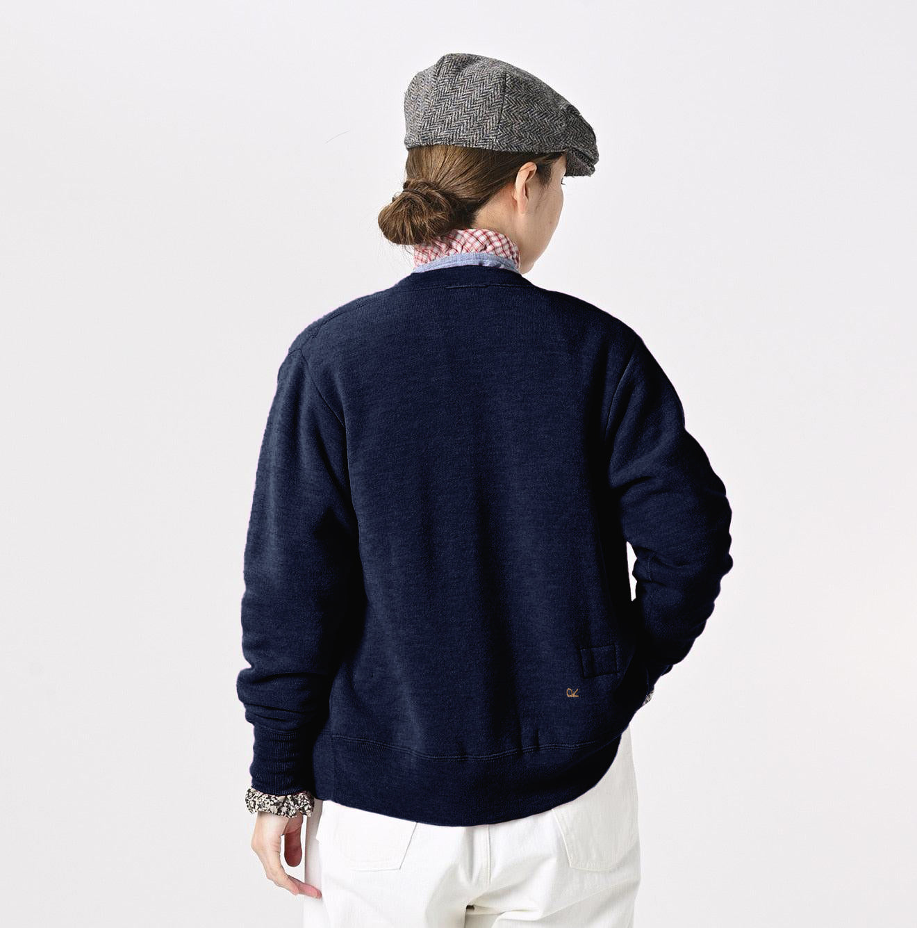 Wool French Terry 908 Cardigan – 45R GLOBAL