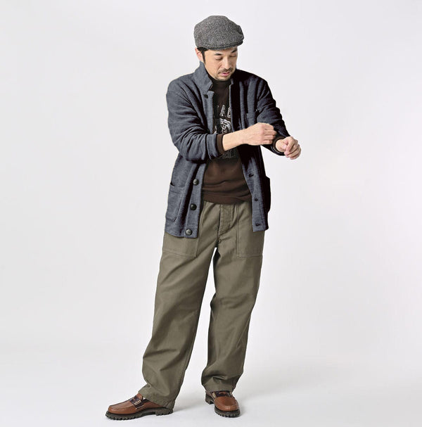 Wool French Terry Cardigan Jacket