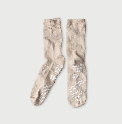 45R Botanical Dyed Tenjiku Socks