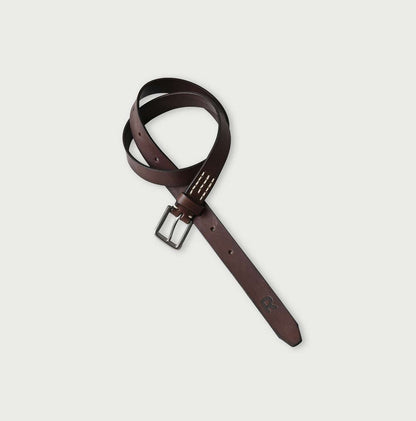 45R Vintage Leather Belt Slim