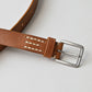 45R Vintage Leather Belt Slim