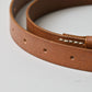 45R Vintage Leather Belt Slim