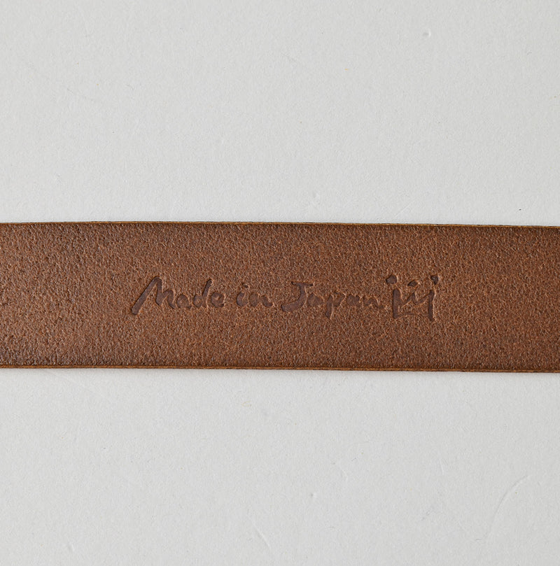 45R Vintage Leather Belt Slim