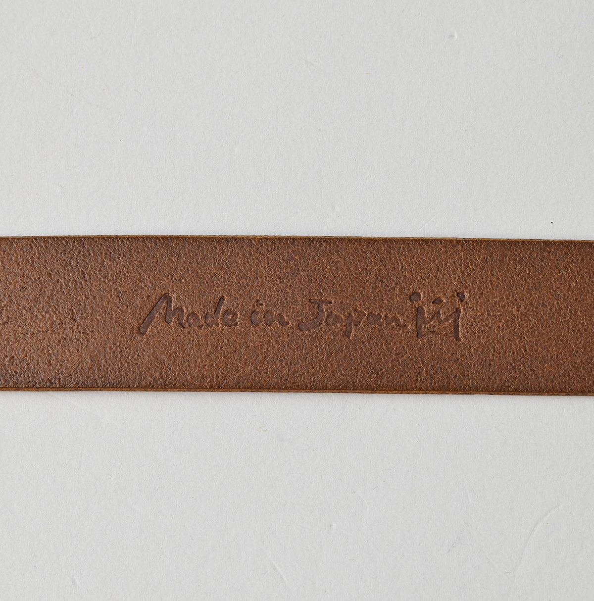 45R Vintage Leather Belt Slim