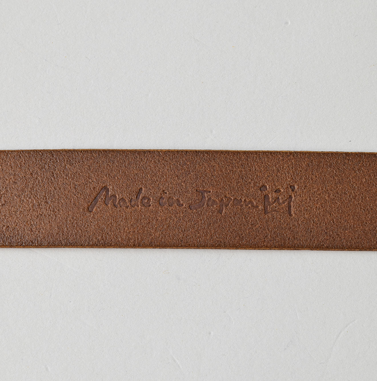 45R Vintage Leather Belt Slim