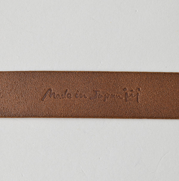 45R Vintage Leather Belt Slim