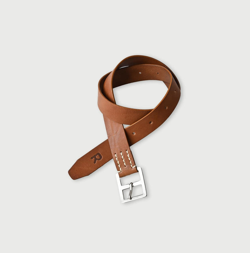 45R Vintage Leather Belt Medium - Image 1