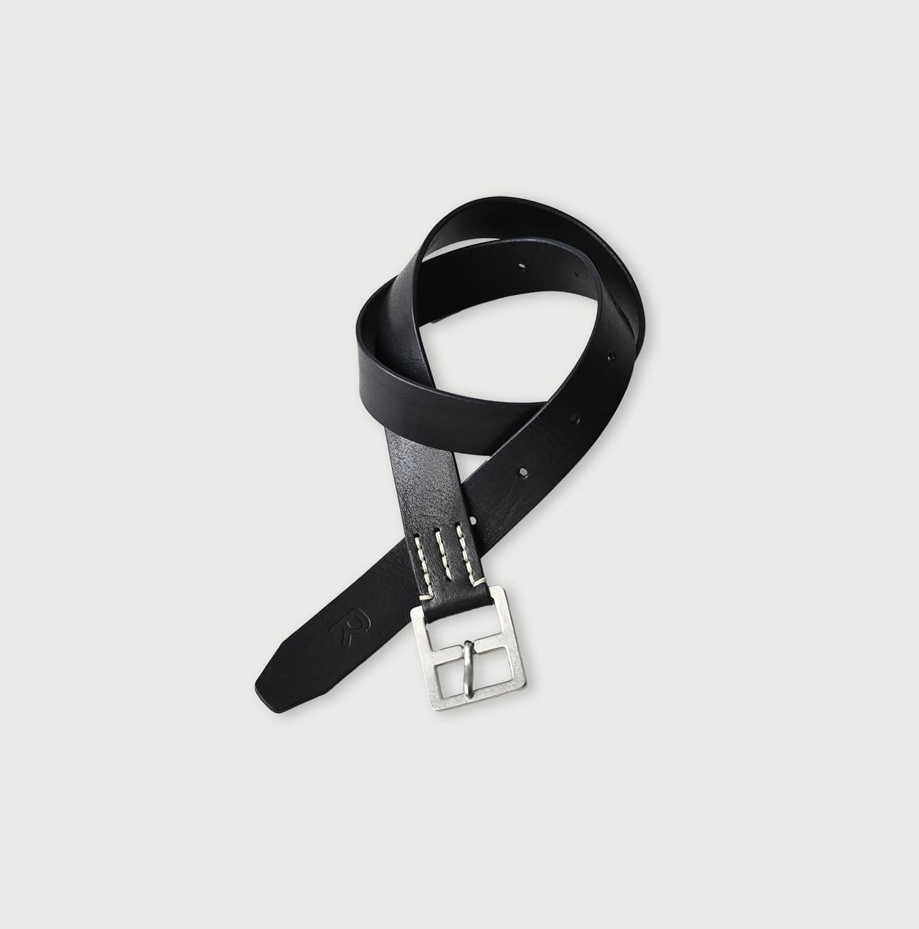 45R Vintage Leather Belt Medium - Image 3