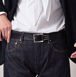 45R Vintage Leather Belt Medium