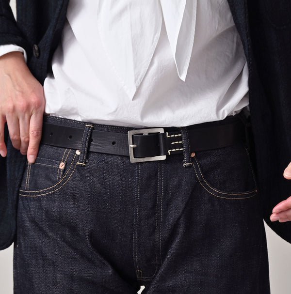 45R Vintage Leather Belt Medium