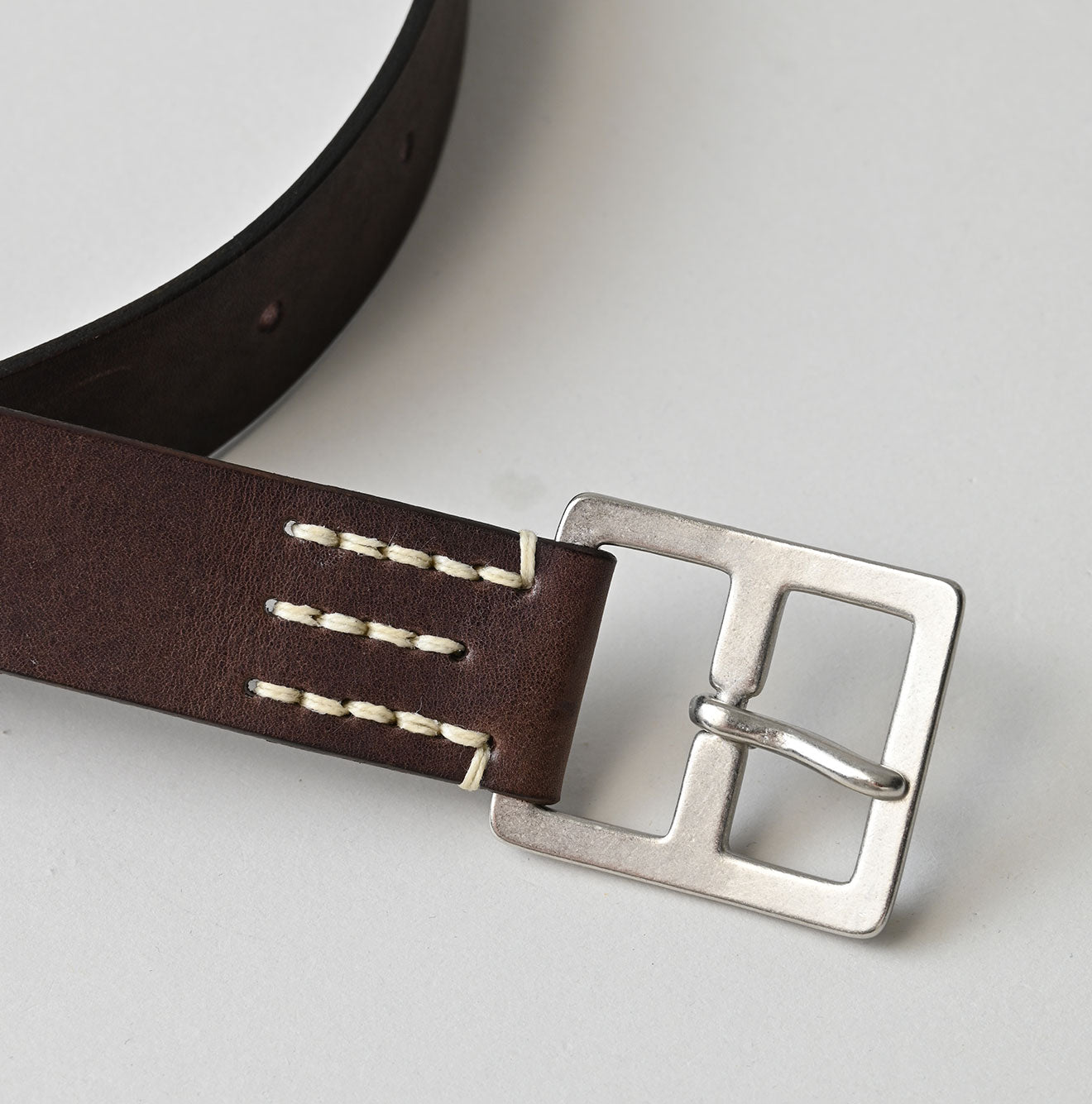 45R Vintage Leather Belt Medium - Image 6