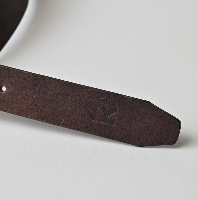 45R Vintage Leather Belt Medium - Image 8