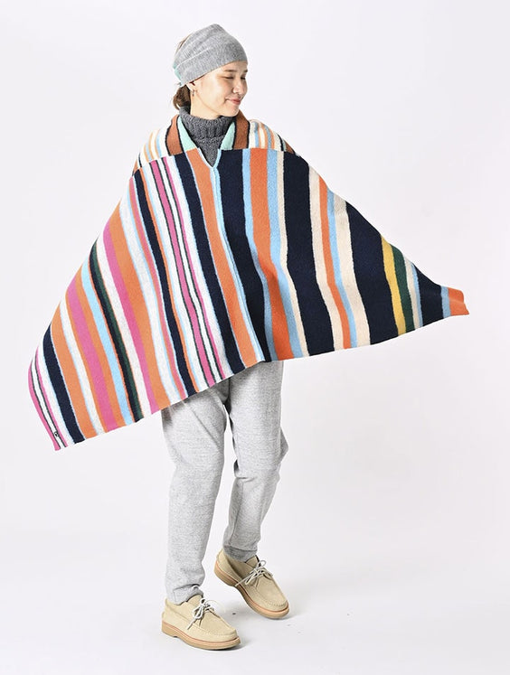 Rug Stripe Poncho