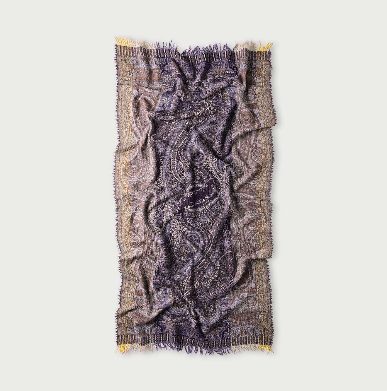 45R Wool Jacquard Stole