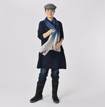 Ai Indigo Mix Knit Stole - 45R by 45rpm studio