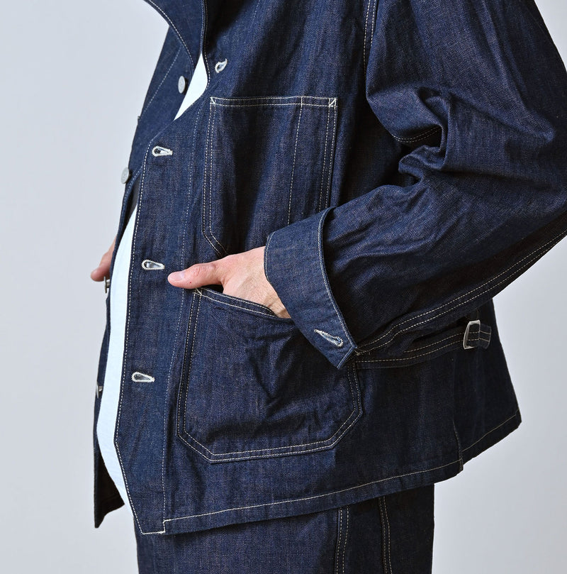 45R Indigo 908 Work Coverall