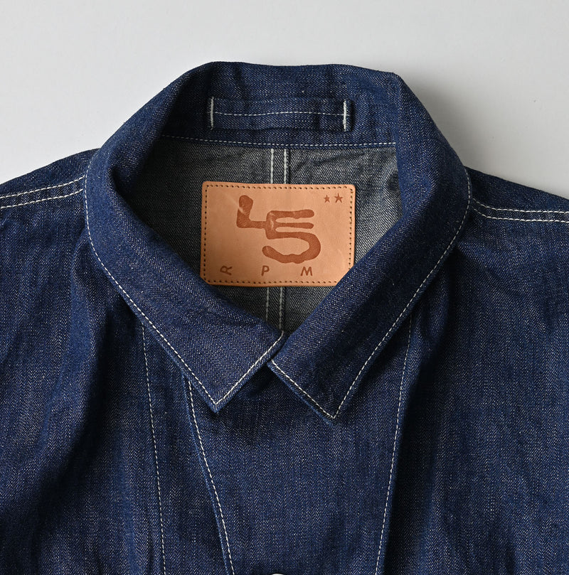 45R Indigo 908 Work Coverall