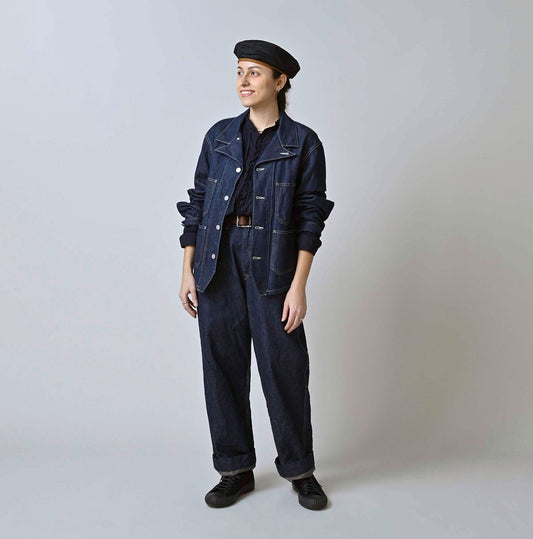 45R Indigo 908 Work Coverall