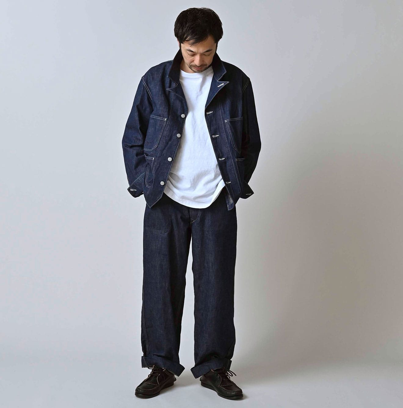 45R Indigo 908 Work Coverall