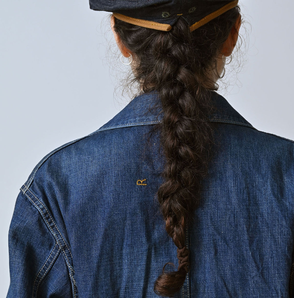 45R Indigo 908 Work Coverall Distressed