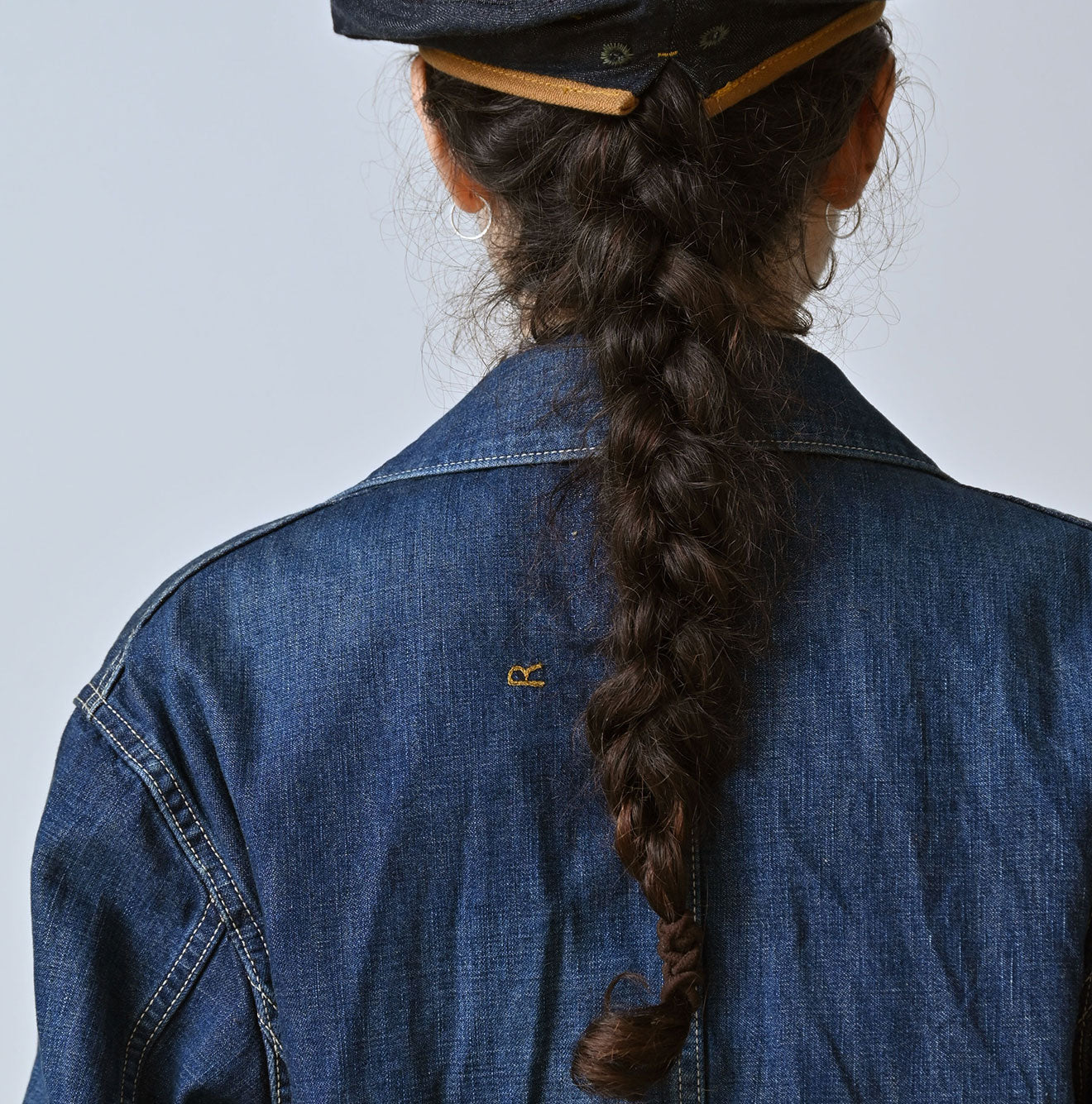 45R Indigo 908 Work Coverall Distressed