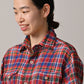 45R Gauze Doublecloth 908 Plaid Pocket Shirt