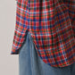 45R Gauze Doublecloth 908 Plaid Pocket Shirt