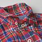 45R Gauze Doublecloth 908 Plaid Pocket Shirt
