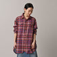 45R Gauze Doublecloth 908 Plaid Pocket Shirt