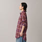 45R Gauze Doublecloth 908 Plaid Pocket Shirt