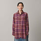 45R Gauze Doublecloth 908 Plaid Pocket Shirt