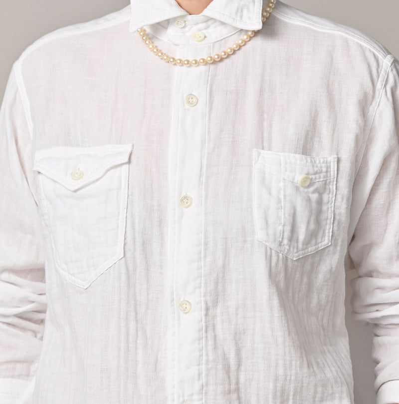 45R Gauze Doublecloth 908 Pocket Shirt - Image 7