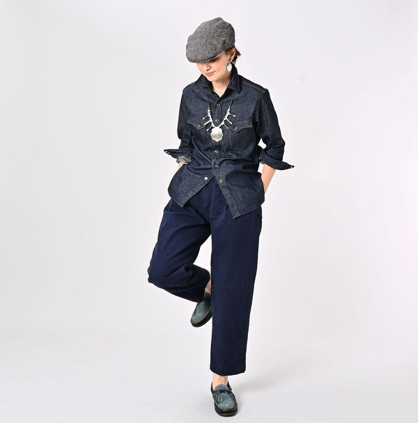 Indigo 45 Petit Denim 908 Eastern Shirt - 45R by 45rpm studio