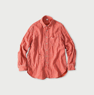 Gauze Doublecloth 908 Plaid Loafer Shirt