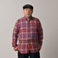 45R Gauze Doublecloth 908 Plaid Loafer Shirt