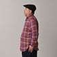 45R Gauze Doublecloth 908 Plaid Loafer Shirt