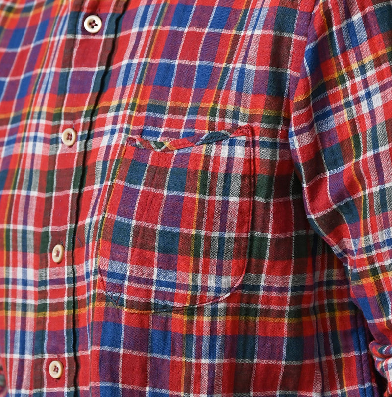45R Gauze Doublecloth 908 Plaid Loafer Shirt - Image 13