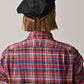 45R Gauze Doublecloth 908 Plaid Loafer Shirt