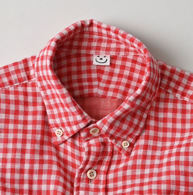 45R Gauze Doublecloth 908 Plaid Loafer Shirt - Image 17