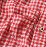 45R Gauze Doublecloth 908 Plaid Loafer Shirt